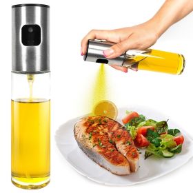 Reusable Glass Oil Sprayer - 100ml/3.5oz - Ideal for Cooking - Olive Oil Mister Spray Bottle - Dispenser Spray Bottle - Golden