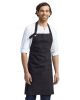 Unisex Calibre Heavy Cotton Canvas Bib Apron - BLACK - OS - BLACK - OS