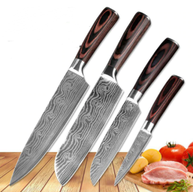 Carpenter's Special 4-piece Set Knife Chef Knife Kitchen Knife Cooking - 4PCS