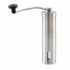 Portable Home Manual Coffee Grinder Stainless Steel with Ceramic Burr Bean Mill - Stainless Steel - Coffee Grinder