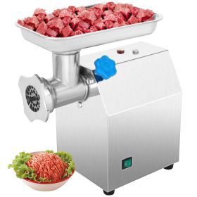 Home And Commercial Stainless Steel  Electric Meat Grinder W/2 Blade - Silver - Food Processor