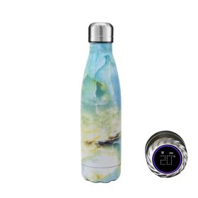 Aquaala UV Water Bottle With Temp Cap - GREEN VALLEY # 7