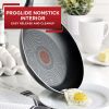 Easy Care Nonstick Cookware, 20 Piece Set, Grey, Dishwasher Safe - Gray