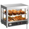 VEVOR 2-Tier Commercial Food Warmer Countertop Pizza Cabinet with Water Tray - Default