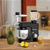 3-in-1 Multi-functional 6-speed Tilt-head Food Stand Mixer - black