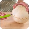 Steel Fruit Digger Cutting Watermelon Artifact Fruit Ball Digging Ball Ice Cream Round Spoon Fruit Cutting Carving Knife - pink