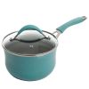 Frontier Speckle Aluminum 10-Piece Cookware Set, Turquoise - Red