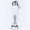 Pure Essence Natural Stone Infused Water In Glass Bottle - Smoky Quartz