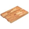 Chopping Board 19.7"x13.8"x1.6" Solid Acacia Wood