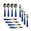 24 Piece Dinnerware Enamel Set