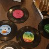 6pcs Record Design Coasters With Gift Box; Vinyl Record Coasters For Drinks Novelty"