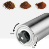 Portable Home Manual Coffee Grinder Stainless Steel with Ceramic Burr Bean Mill - Stainless Steel - Coffee Grinder