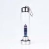 Pure Essence Natural Stone Infused Water In Glass Bottle - Smoky Quartz