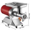 Home And Commercial Stainless Steel  Electric Meat Grinder W/2 Blade - Red - Food Processor