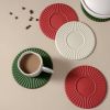 Non-slip Silicone Dining Table Placemat Kitchen Accessories Mat Cup Bar Drink Coffee Mug Pads;  Heat Insulation Coasters;  Drink Cup Mat For Bar Kitch