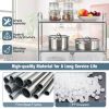 4 Drawers Shelves Rolling Storage Cart Rack - Transparent