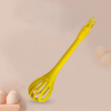 1pc; Multifunctional 3-in-1 Egg Whisk Food Holder Noodle Holder Baking Tool Egg Stirrer Manual Whisk 1 Pack 11.02''×2.76'' - Green