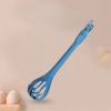 1pc; Multifunctional 3-in-1 Egg Whisk Food Holder Noodle Holder Baking Tool Egg Stirrer Manual Whisk 1 Pack 11.02''×2.76'' - Green