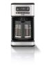 14 Cup Programmable Coffee Maker, Dark Stainless Steel - light stainless steel