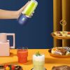 Portable Electric Juicer 400ml Lemon Orange Fruit Squeezer Multifunction Mixer Fruit Smoothie Blender Household Appliances - Blue 1 cup