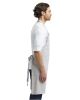 Unisex Calibre Heavy Cotton Canvas Bib Apron - BLACK - OS - SILVER - OS