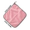 4pcs Thickened Dish Towel; Hanging Hand Towels; Kitchen Rag With Hanging Loop; Bathroom Hand Towels - 6pcs