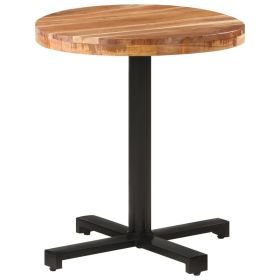 Bistro Table Round Ø27.6"x29.5" Solid Acacia Wood