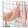 4pcs Thickened Dish Towel; Hanging Hand Towels; Kitchen Rag With Hanging Loop; Bathroom Hand Towels - 6pcs