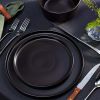 Cecile Stoneware 12-Piece Round Dinnerware Set,